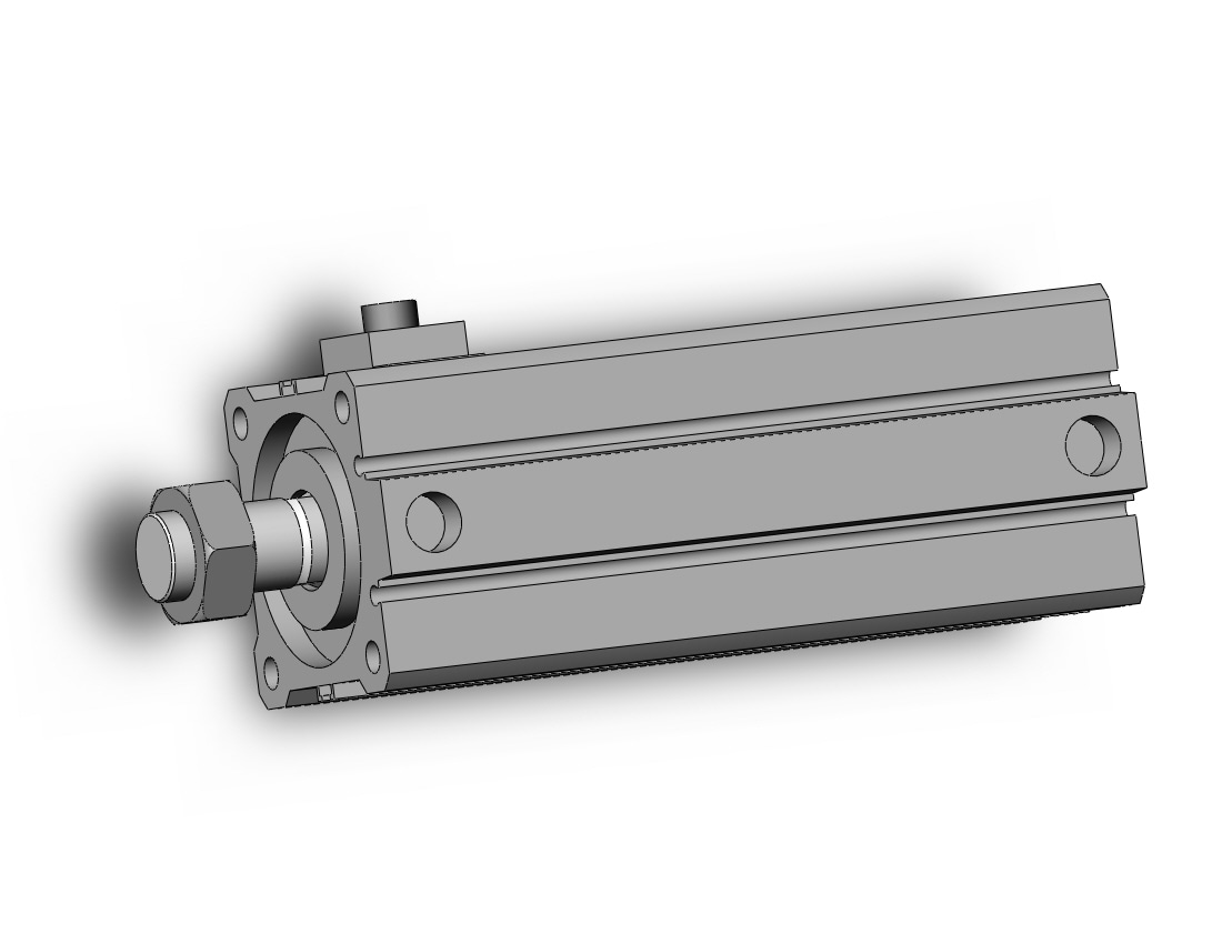 SMC CDBQ2A50-100DCM-RN cyl, compact, locking, sw cap, CBQ2 CYLINDER COMPACT LOCKING