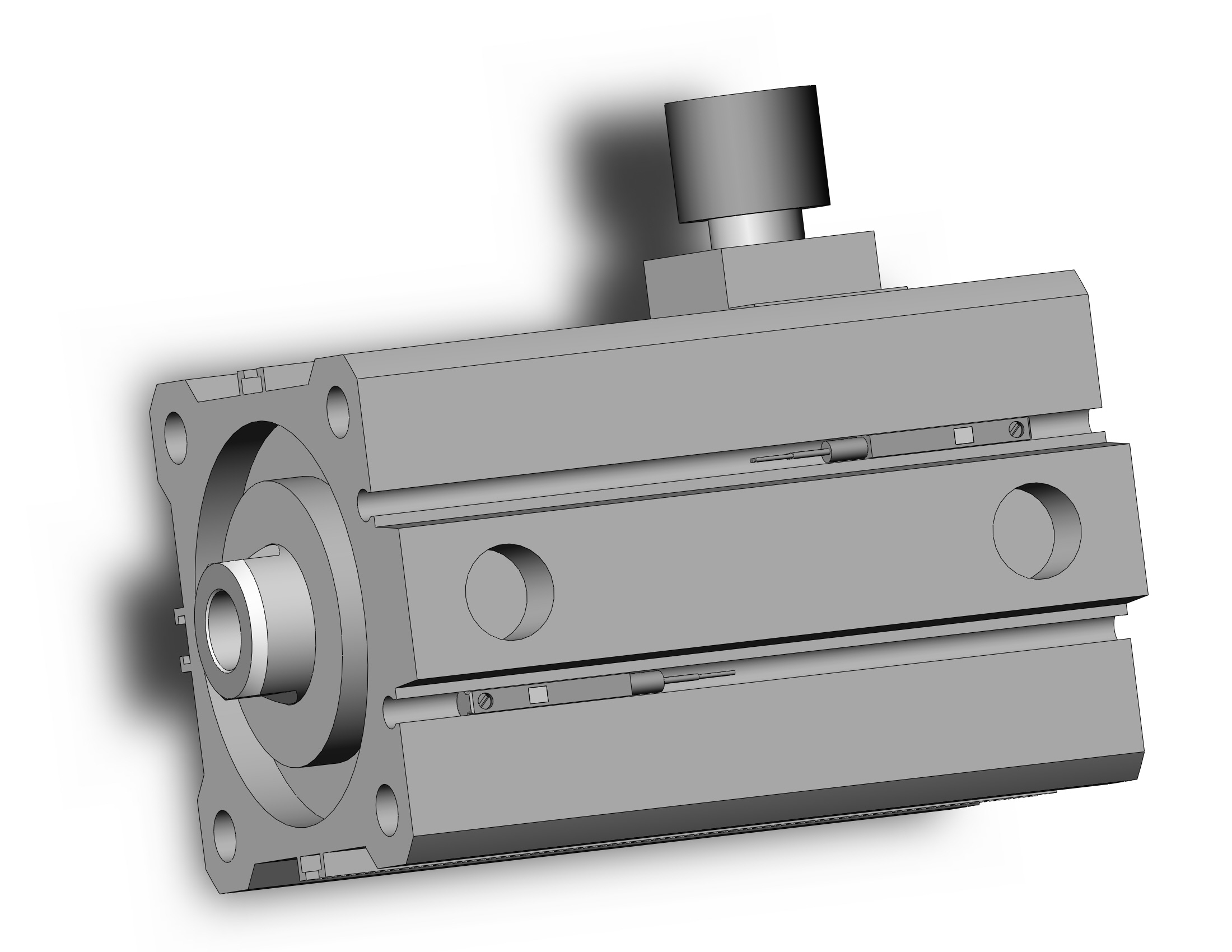 SMC CDBQ2A50-25DC-HL-M9PSAPC cyl, compact, locking, sw cap, CBQ2 CYLINDER COMPACT LOCKING