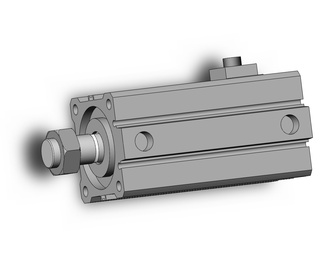 SMC CDBQ2A50-50DCM-HN cyl, compact, locking, sw cap, CBQ2 CYLINDER COMPACT LOCKING