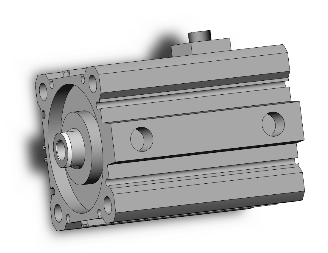 SMC CDBQ2A63-25DC-HN cyl, compact, locking, sw cap, CBQ2 CYLINDER COMPACT LOCKING