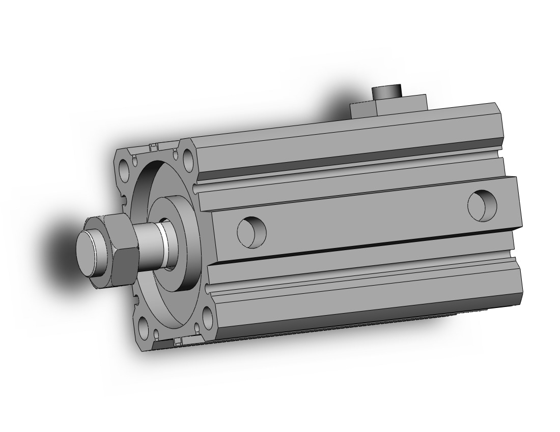 SMC CDBQ2A63-50DCM-HN cyl, compact, locking, sw cap, CBQ2 CYLINDER COMPACT LOCKING