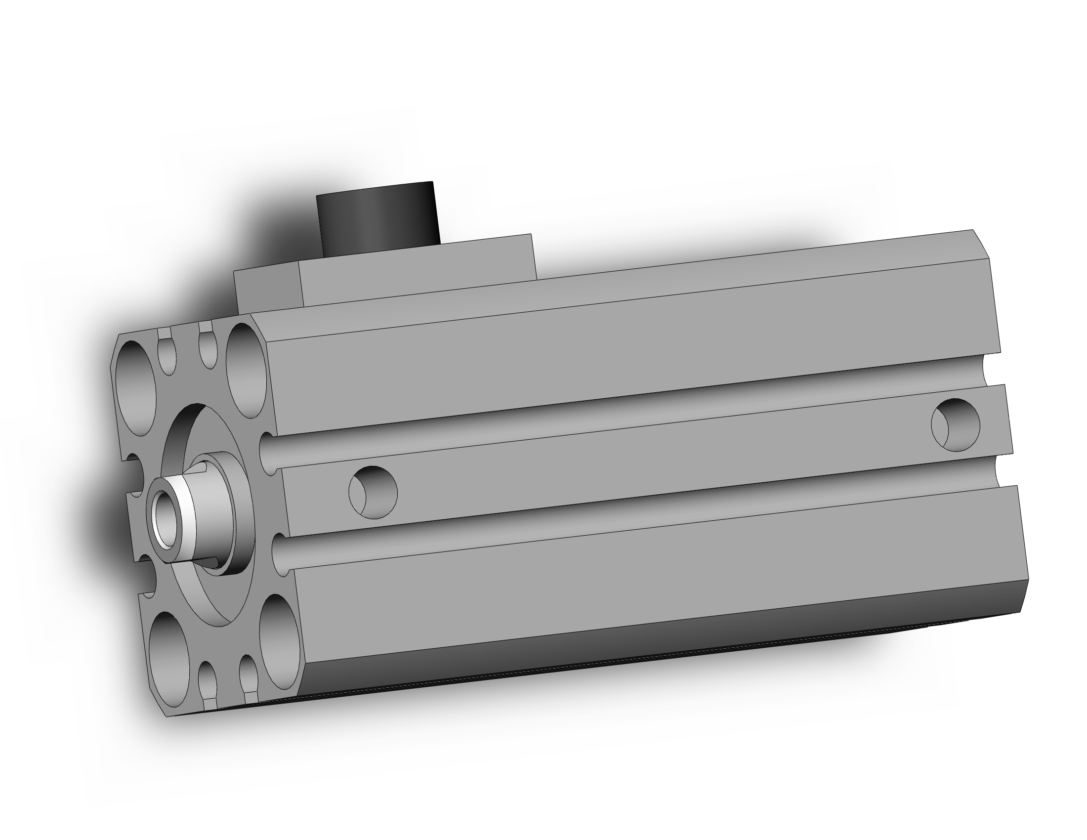 SMC CDBQ2B20-20DC-RN cyl, compact, locking, auto-sw, CBQ2 CYLINDER COMPACT LOCKING***