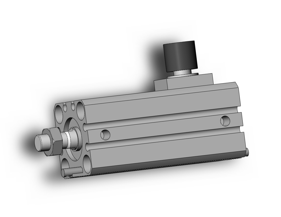 SMC CDBQ2B20-20DCM-HL-A93 cyl, compact, locking, sw capable, COMPACT CYLINDER