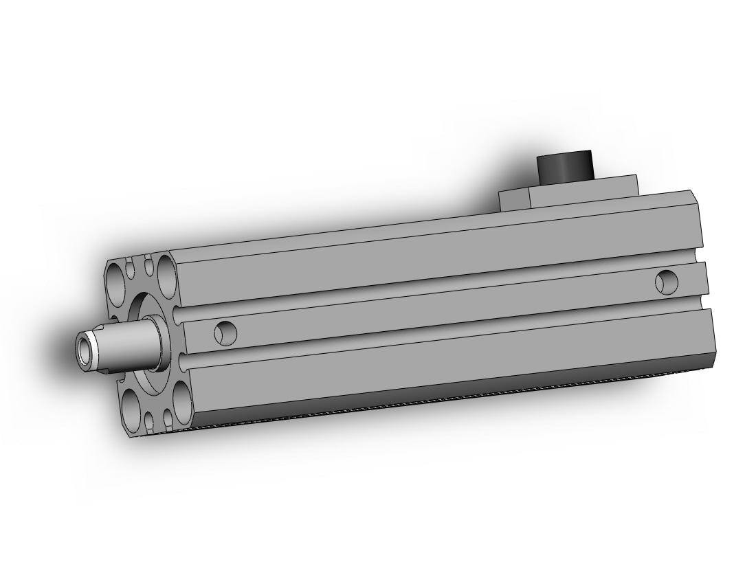 SMC CDBQ2B20-50DC-HN-A93LS cyl, compact, locking, auto-sw, CBQ2 CYLINDER COMPACT LOCKING