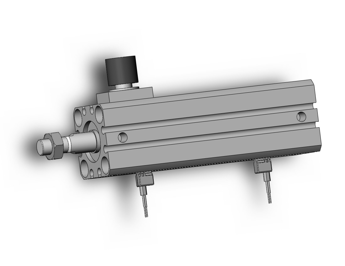 SMC CDBQ2B20-50DCM-RL-M9BWVSDPC cyl, compact, locking, auto-sw, CBQ2 CYLINDER COMPACT LOCKING