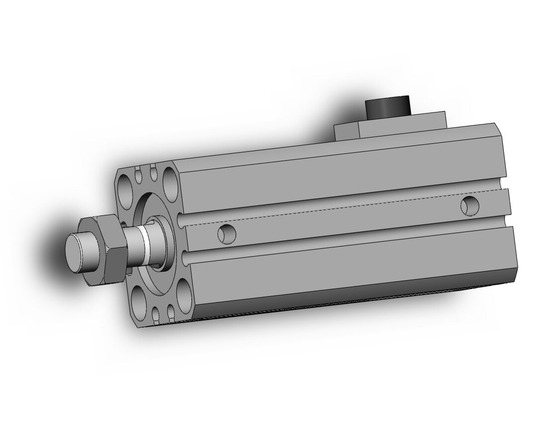 SMC CDBQ2B25-25DCM-HN-M9B cyl, compact, locking, sw capable, COMPACT CYLINDER