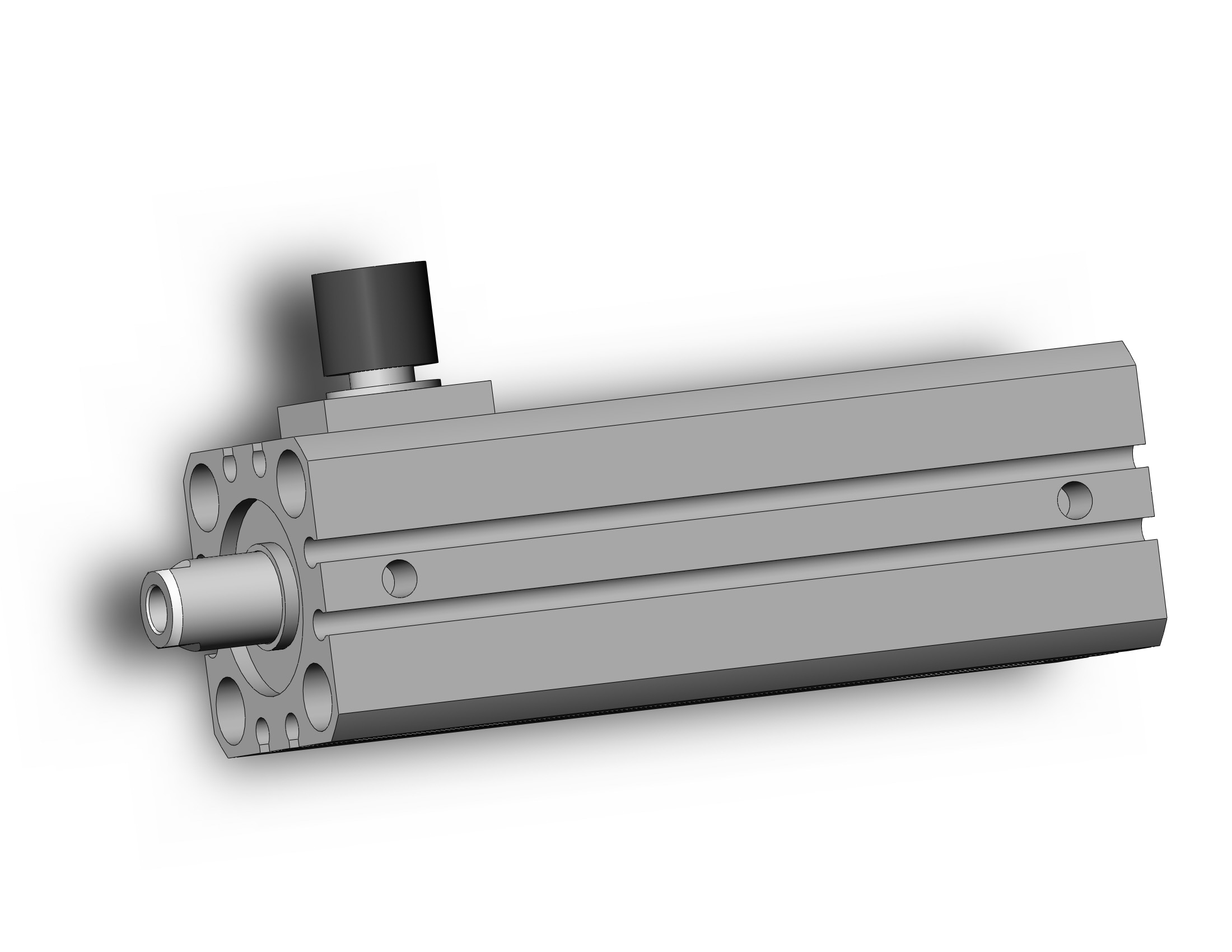 SMC CDBQ2B25-50DC-RL-M9PMAPC cyl, compact, locking, sw capable, COMPACT CYLINDER