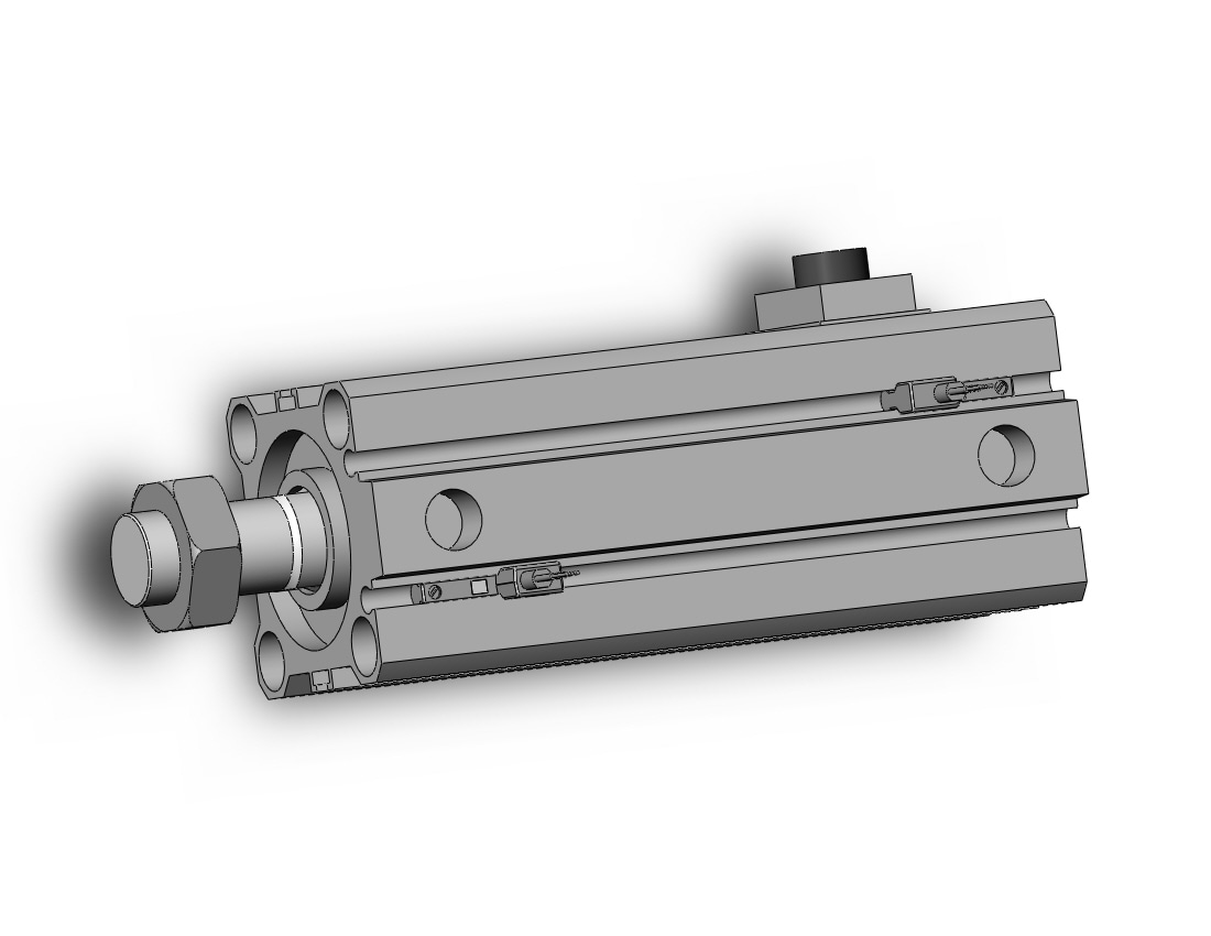 SMC CDBQ2B32-50DCM-HN-M9NVSDPC cyl, compact, locking, auto-sw, CBQ2 CYLINDER COMPACT LOCKING