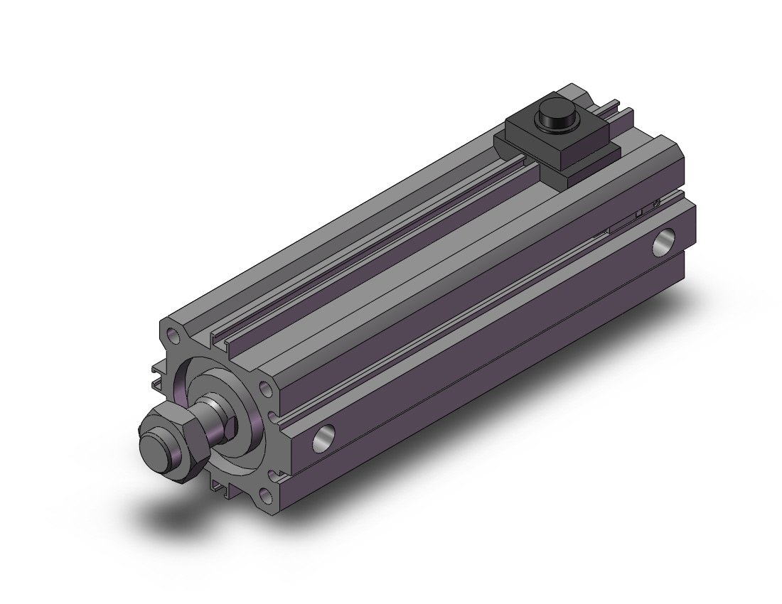 SMC CDBQ2B40-100DCM-HN-M9BWSDPC cyl, compact, locking, sw cap, CBQ2 CYLINDER COMPACT LOCKING