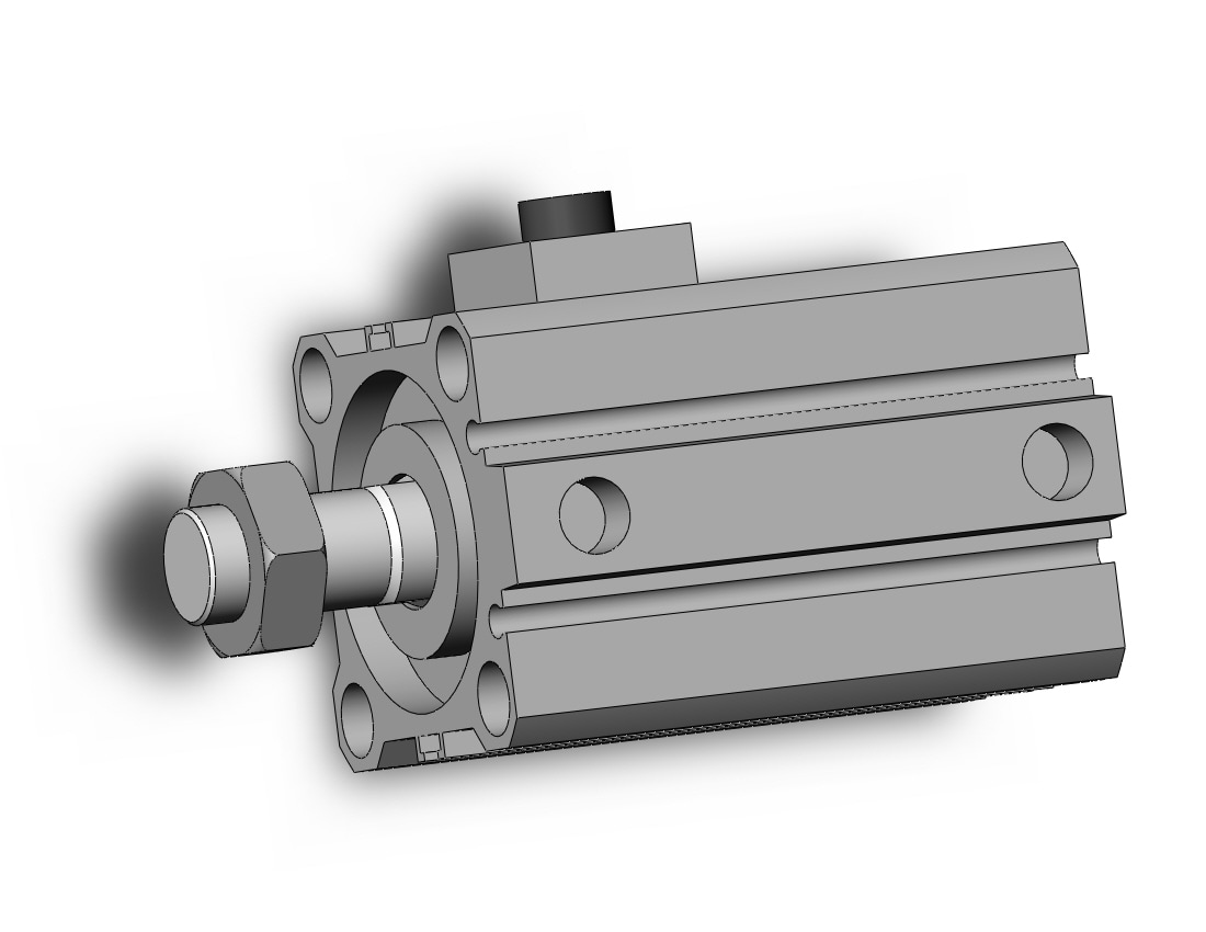 SMC CDBQ2B40-15DCM-RN cyl, compact, locking, sw cap, CBQ2 CYLINDER COMPACT LOCKING