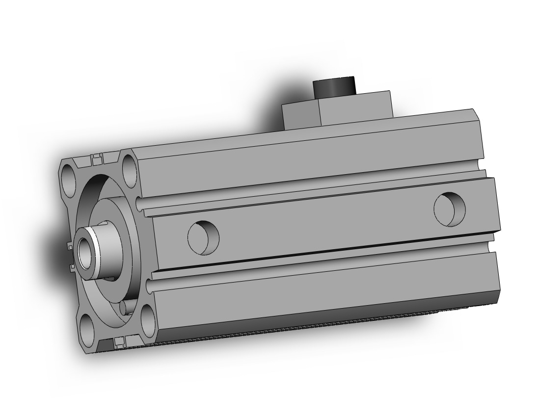 SMC CDBQ2B40-25DC-HN-A93 cyl, compact, locking, sw cap, CBQ2 CYLINDER COMPACT LOCKING