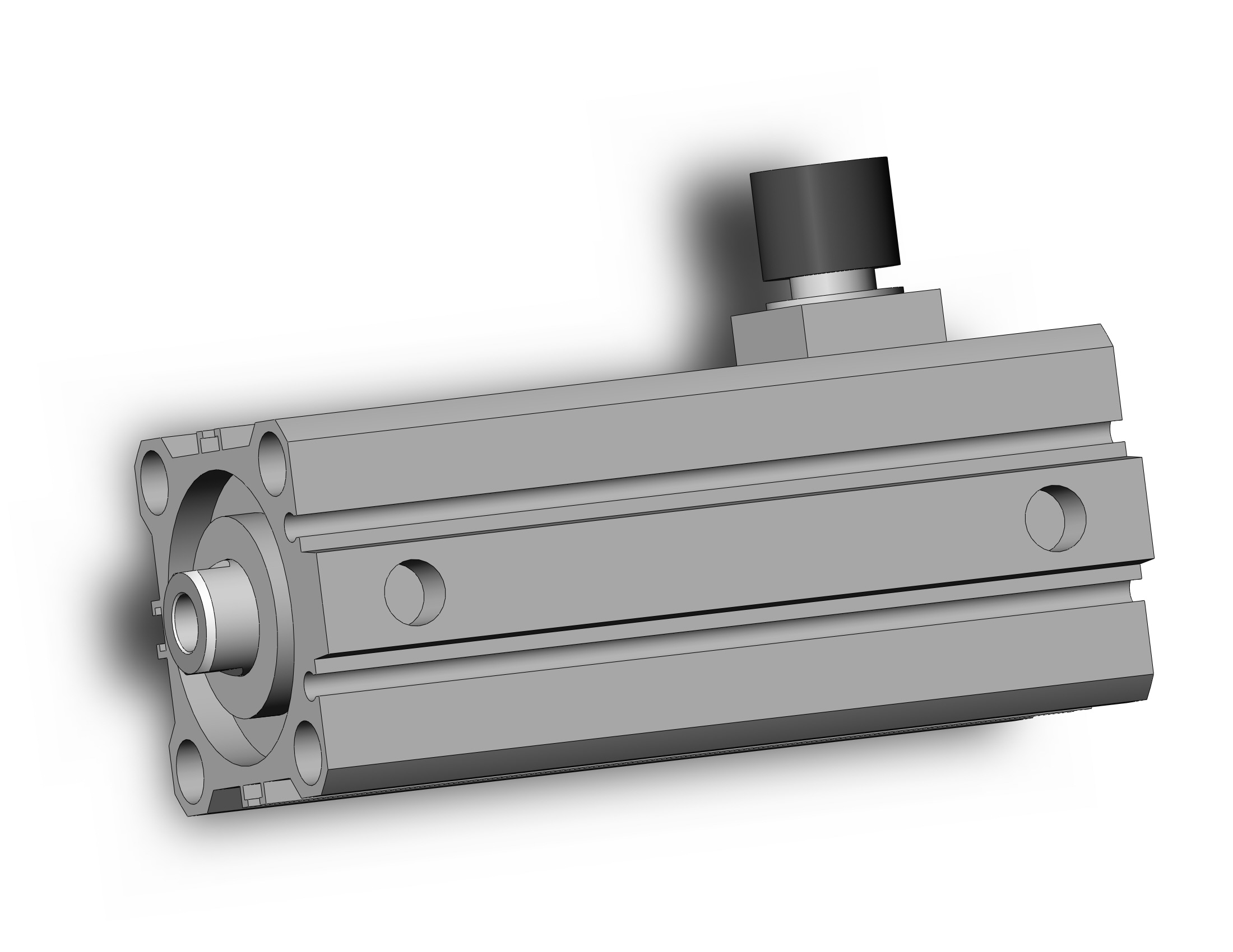 SMC CDBQ2B40-50DC-HL cyl, compact, locking, sw capable, COMPACT CYLINDER