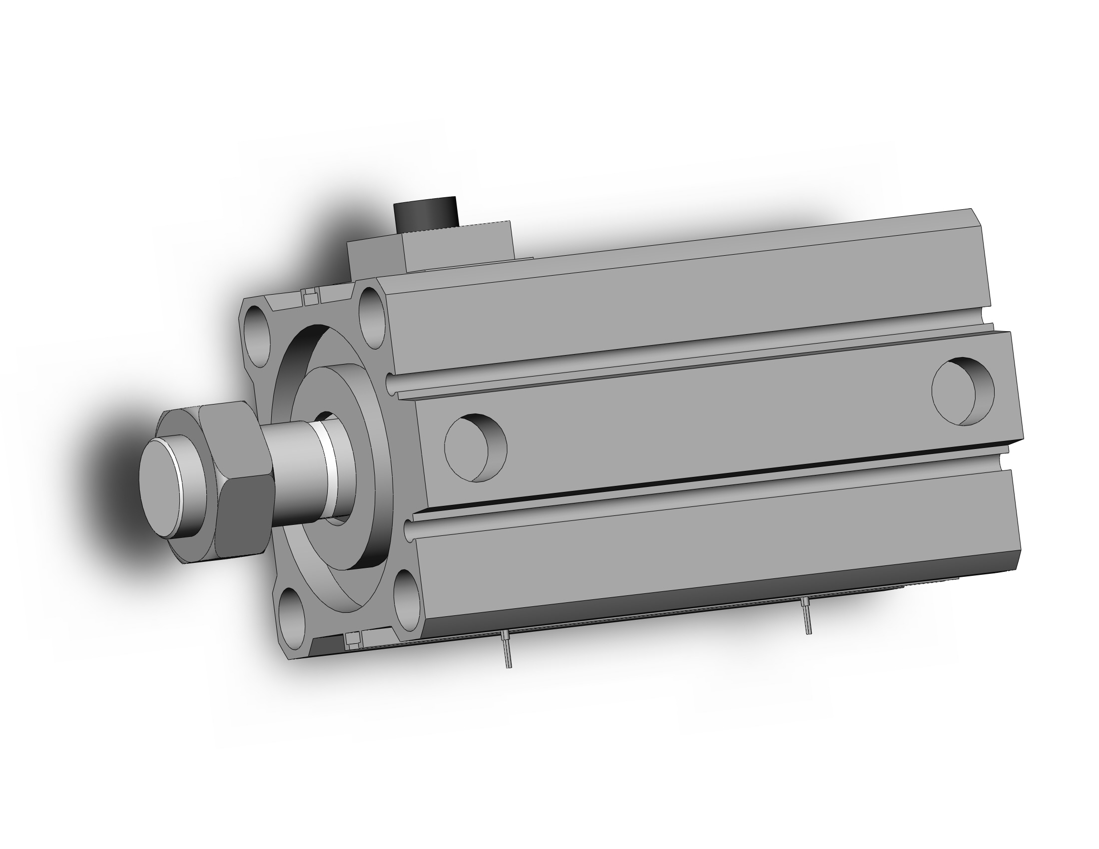 SMC CDBQ2B50-50DCM-RN-A93V 50mm cq2 dbl-act auto-sw, CBQ2 CYLINDER COMPACT LOCKING