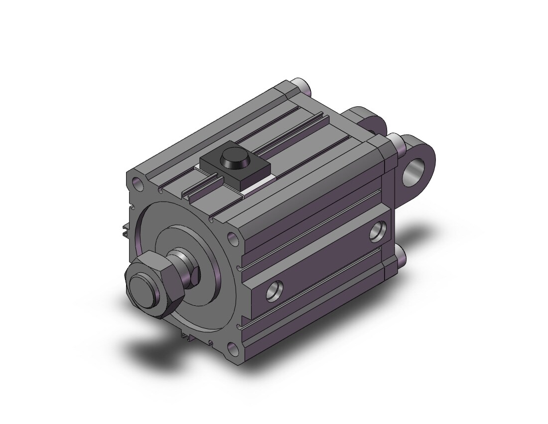 SMC CDBQ2D100TN-25DCM-RN cyl, compact, locking, auto-sw, CBQ2 CYLINDER COMPACT LOCKING