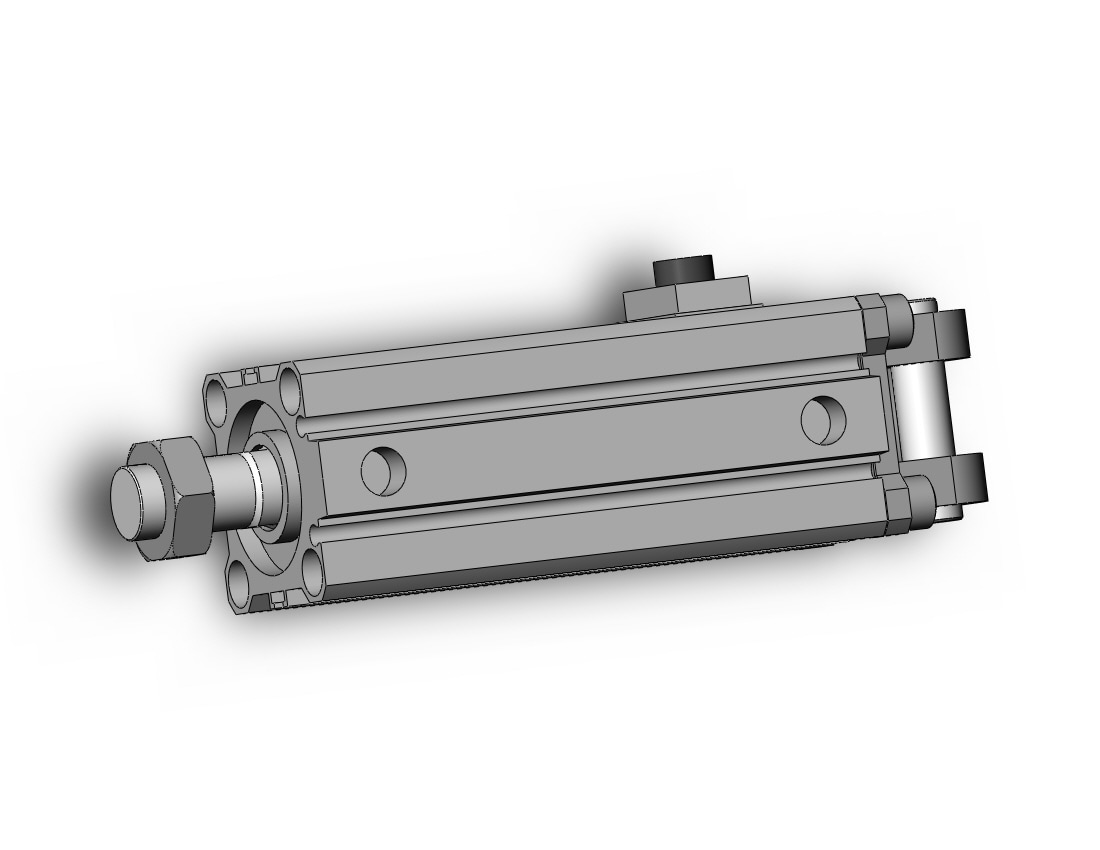 SMC CDBQ2D32-50DCM-HN cyl, compact, locking, auto-sw, CBQ2 CYLINDER COMPACT LOCKING