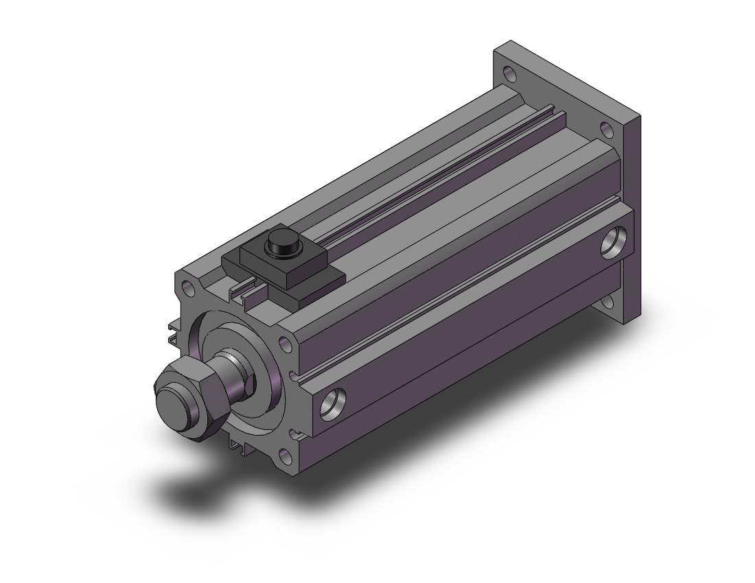 SMC CDBQ2G50TN-100DCM-RN cyl, compact, locking, sw cap, CBQ2 CYLINDER COMPACT LOCKING