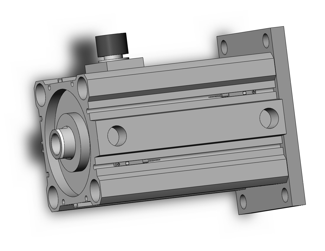 SMC CDBQ2G80-50DC-RL-M9PSAPC cyl, compact, locking, sw capable, COMPACT CYLINDER