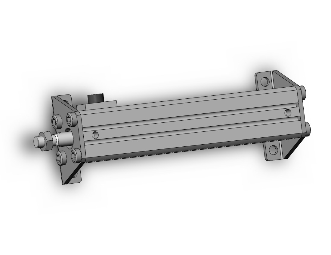 SMC CDBQ2L20-100DCM-RN cyl, compact, locking, sw capable, COMPACT CYLINDER