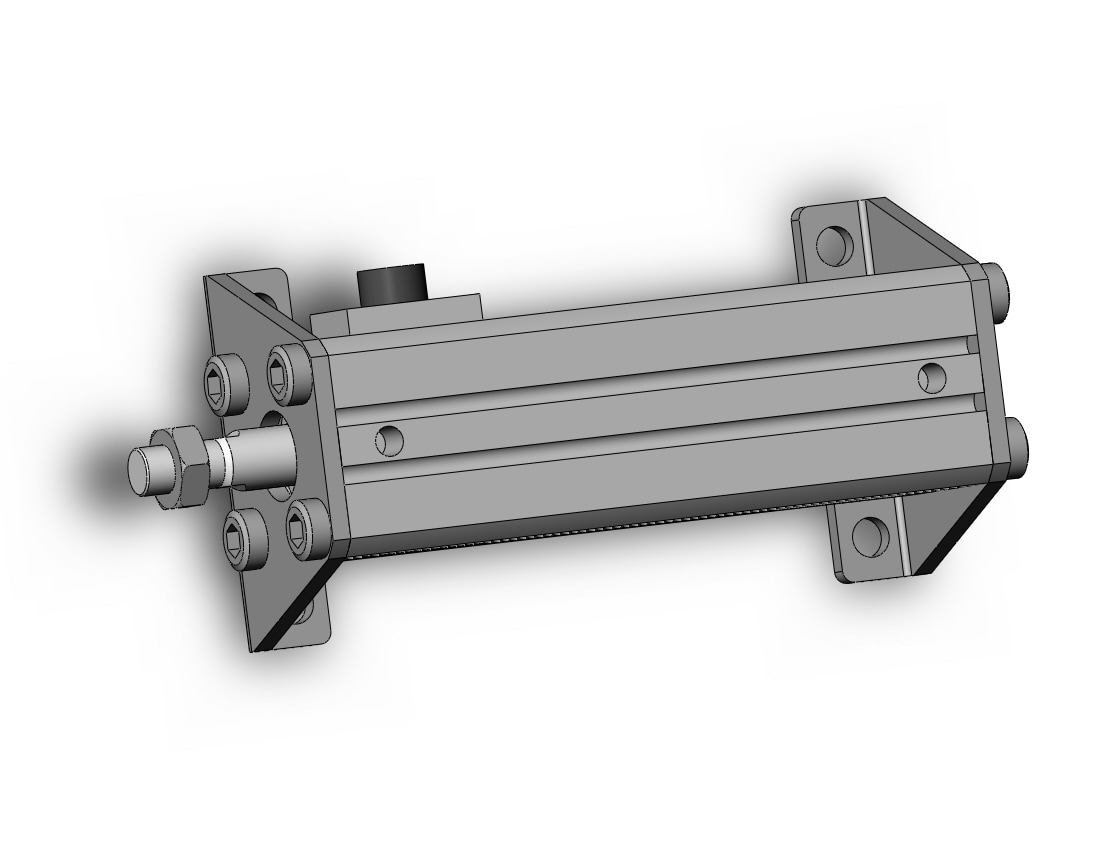 SMC CDBQ2L20-50DCM-RN-M9NWL cyl, compact, locking, sw cap, CBQ2 CYLINDER COMPACT LOCKING