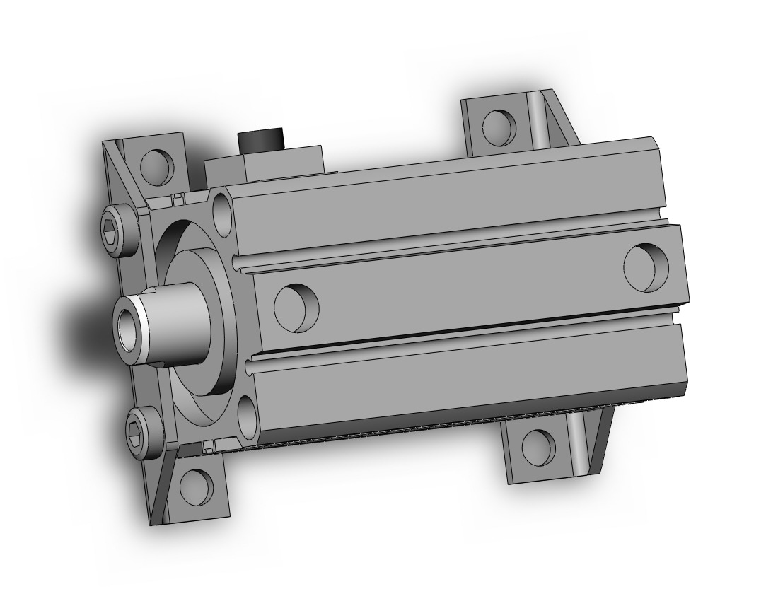 SMC CDBQ2L50-50DC-RN-A93L cyl, compact, locking, sw cap, CBQ2 CYLINDER COMPACT LOCKING