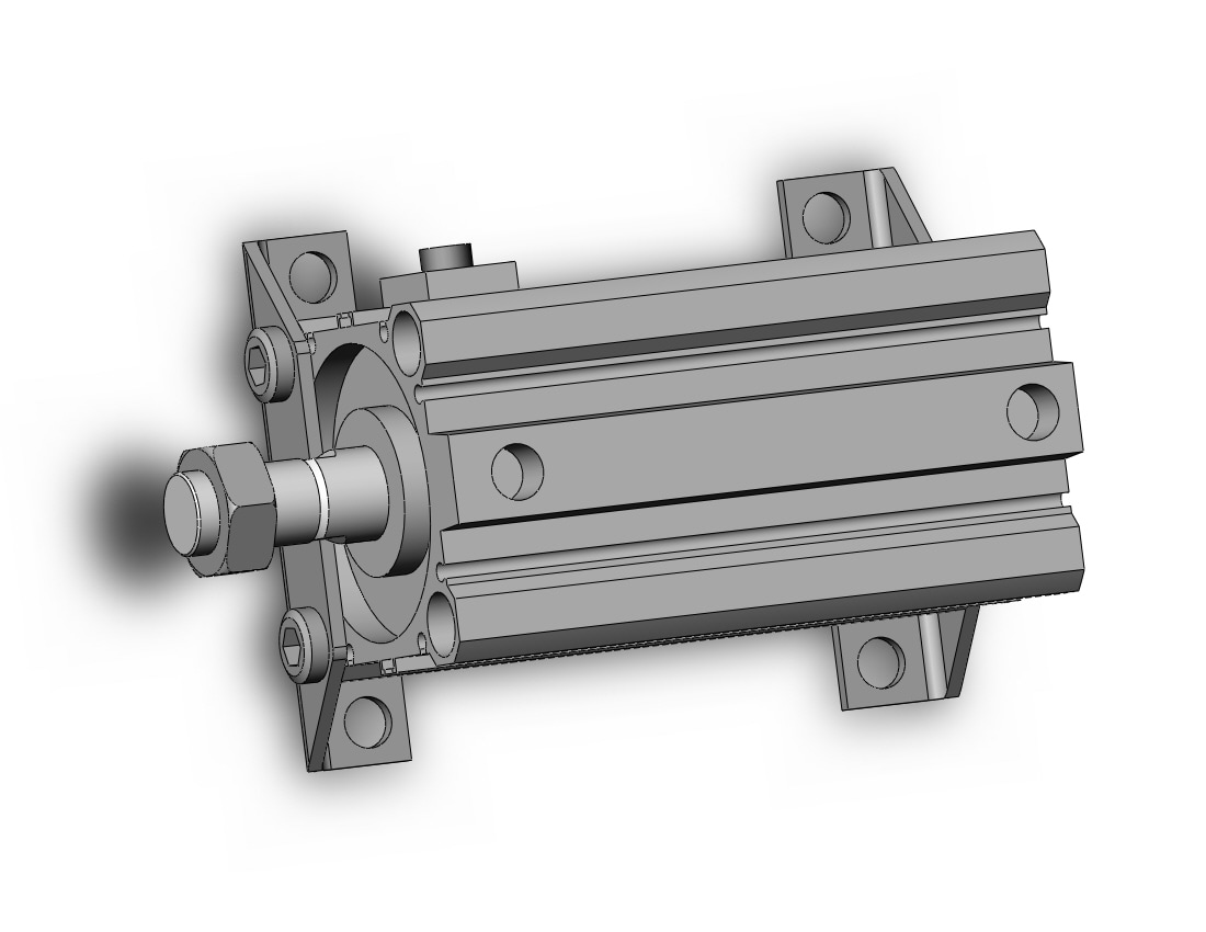 SMC CDBQ2L63-75DCM-RN-M9NL 63mm cq2 dbl-act auto-sw, CBQ2 CYLINDER COMPACT LOCKING