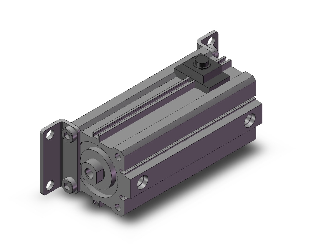 SMC CDBQ2LC50-75DC-HN cyl, compact, locking, sw cap, CBQ2 CYLINDER COMPACT LOCKING