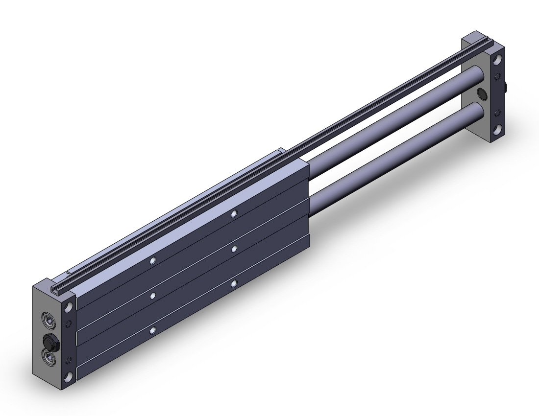 SMC CDBX2H25TN-200 cyl, slide, air-hydro, CX2 GUIDED CYLINDER