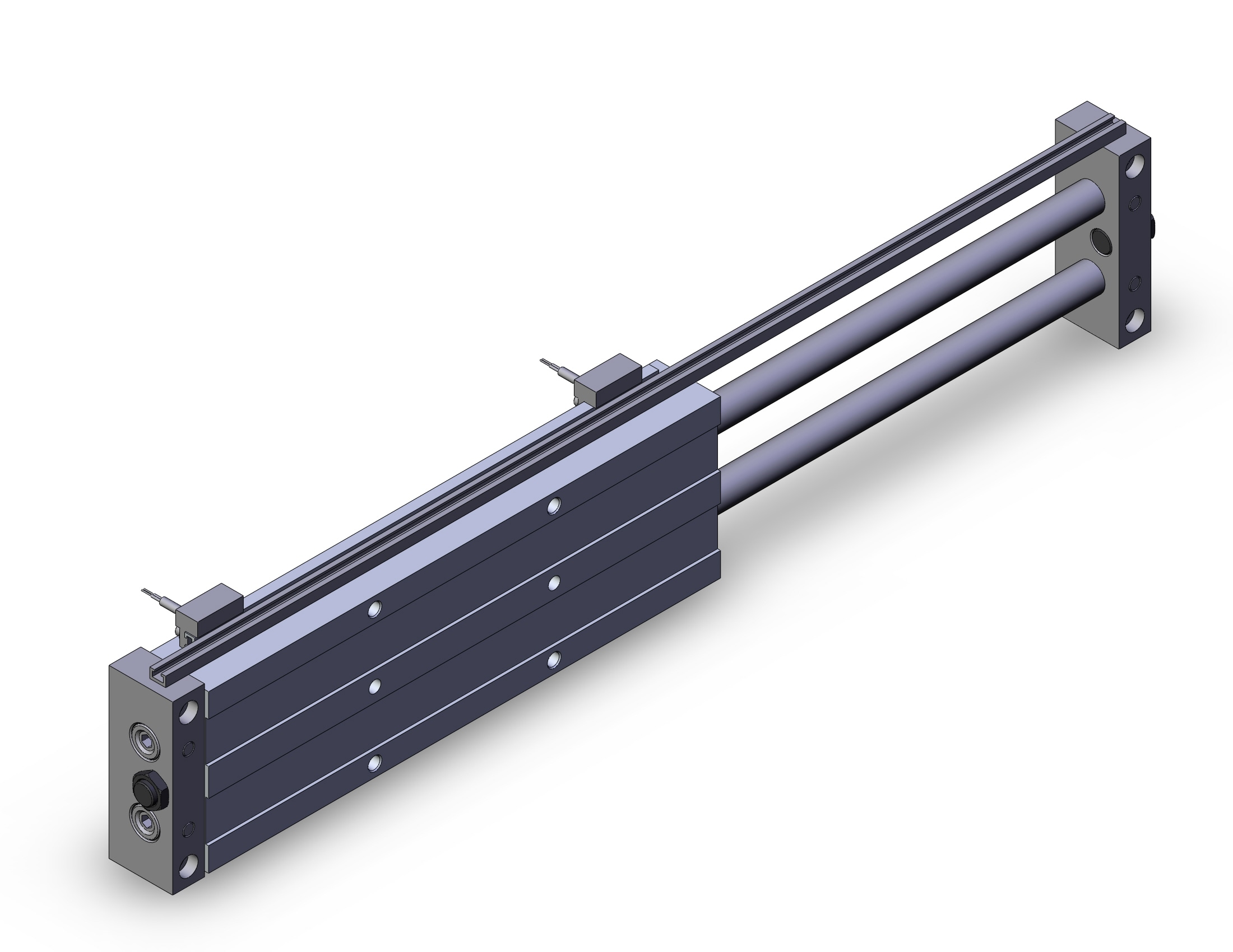 SMC CDBX2N25-200-A73 cyl, slide unit, dbl rod type, CX2 GUIDED CYLINDER