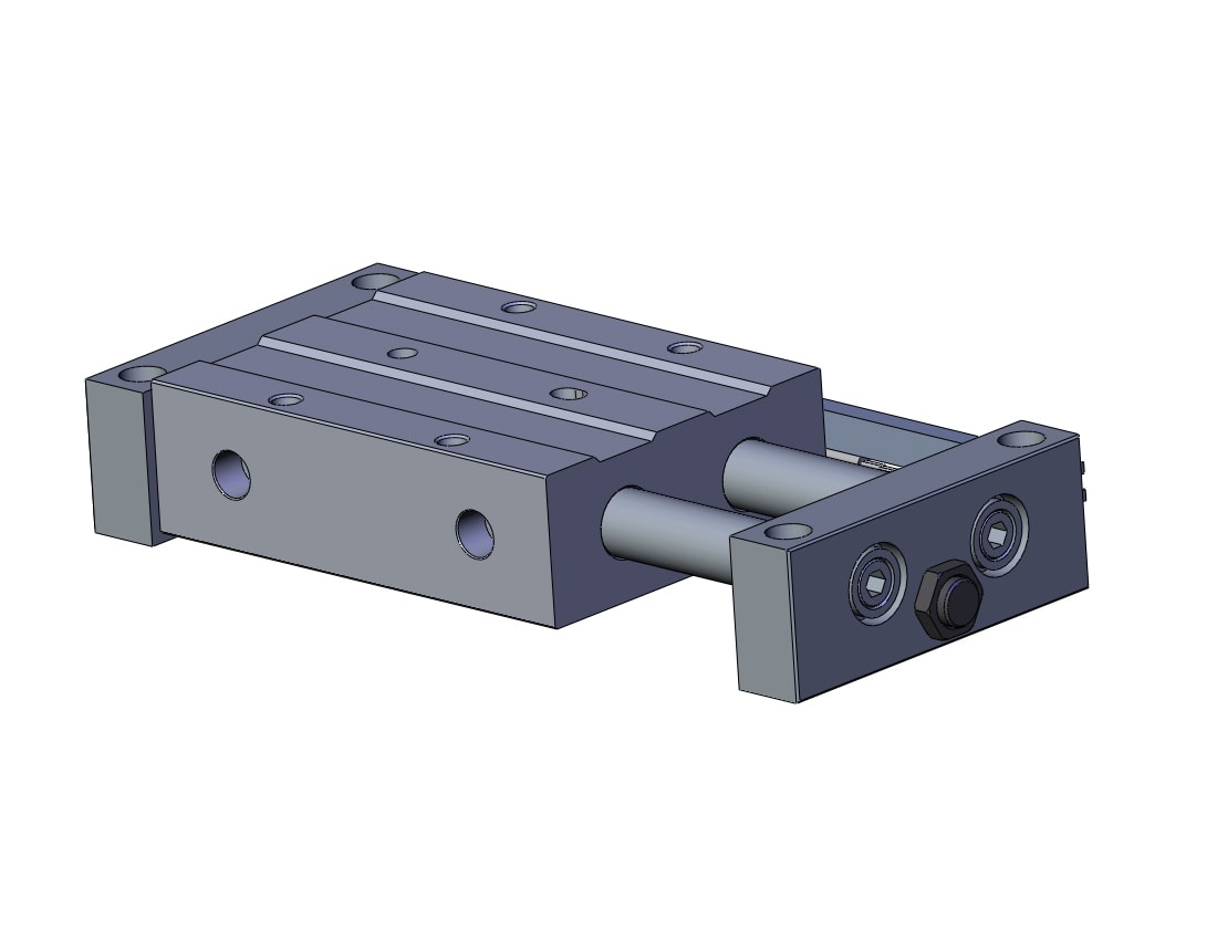 SMC CDBXWM25-50-F79L cyl, slide bearing housing mt, CXW GUIDED CYLINDER