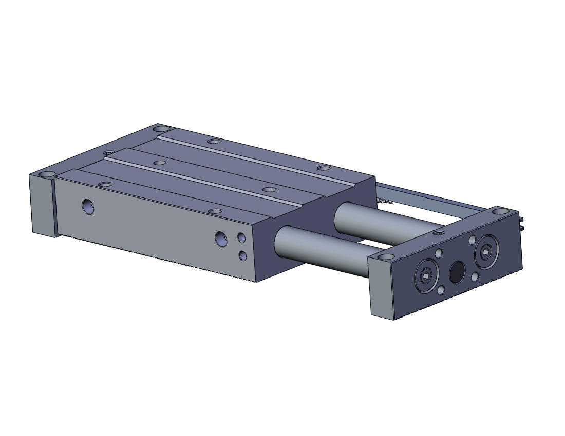 SMC CDBXWM32-100-F7PWSDPC cyl, slide bearing housing mt, CXW GUIDED CYLINDER