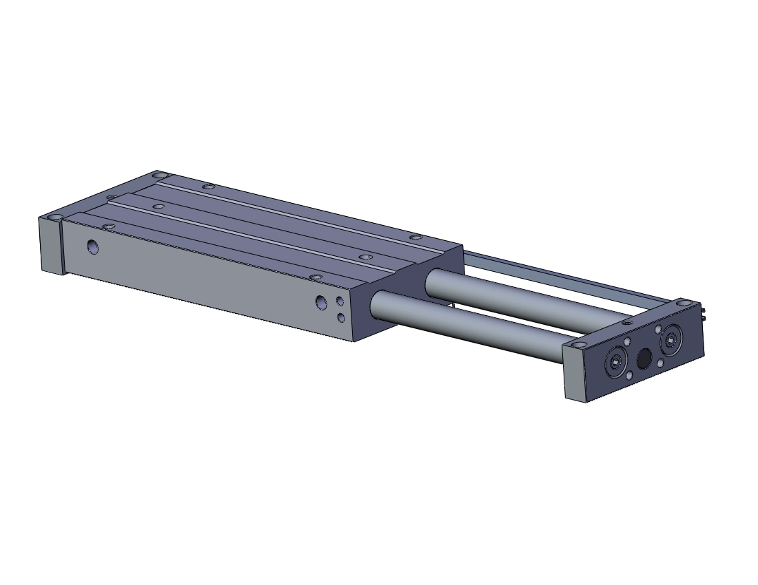 SMC CDBXWM32-200-A73CZ 32mm cxw slide bearing, CXW GUIDED CYLINDER