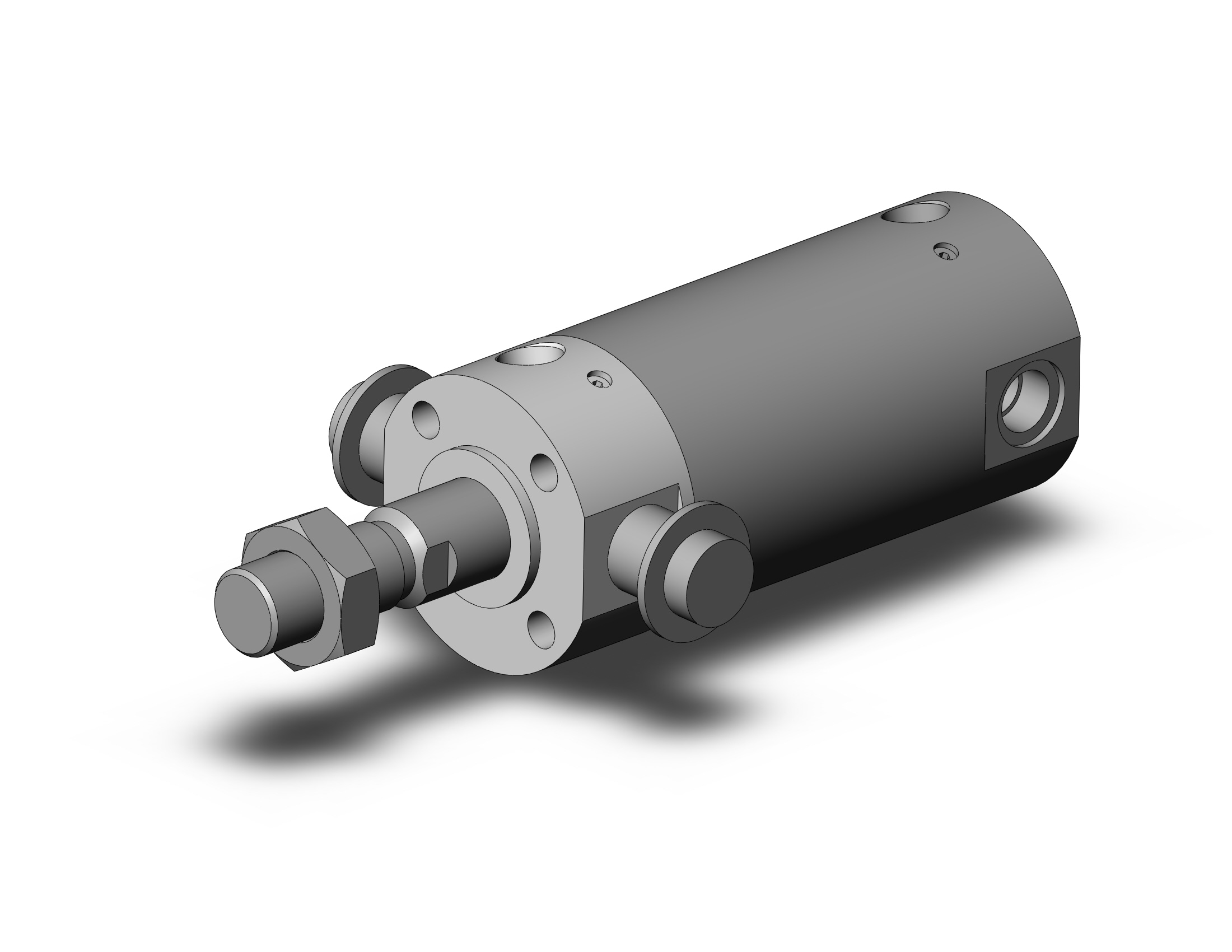 SMC CDG1UA40-25Z cg1, air cylinder, ROUND BODY CYLINDER