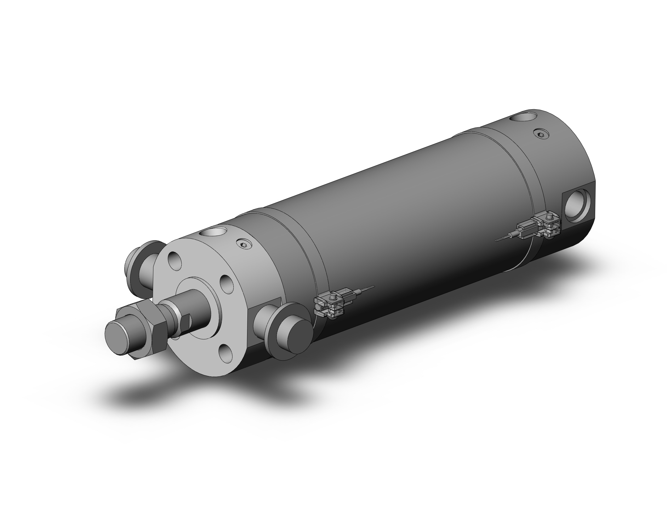 SMC CDG1UA63-150Z-M9BAZ cg1, air cylinder, ROUND BODY CYLINDER