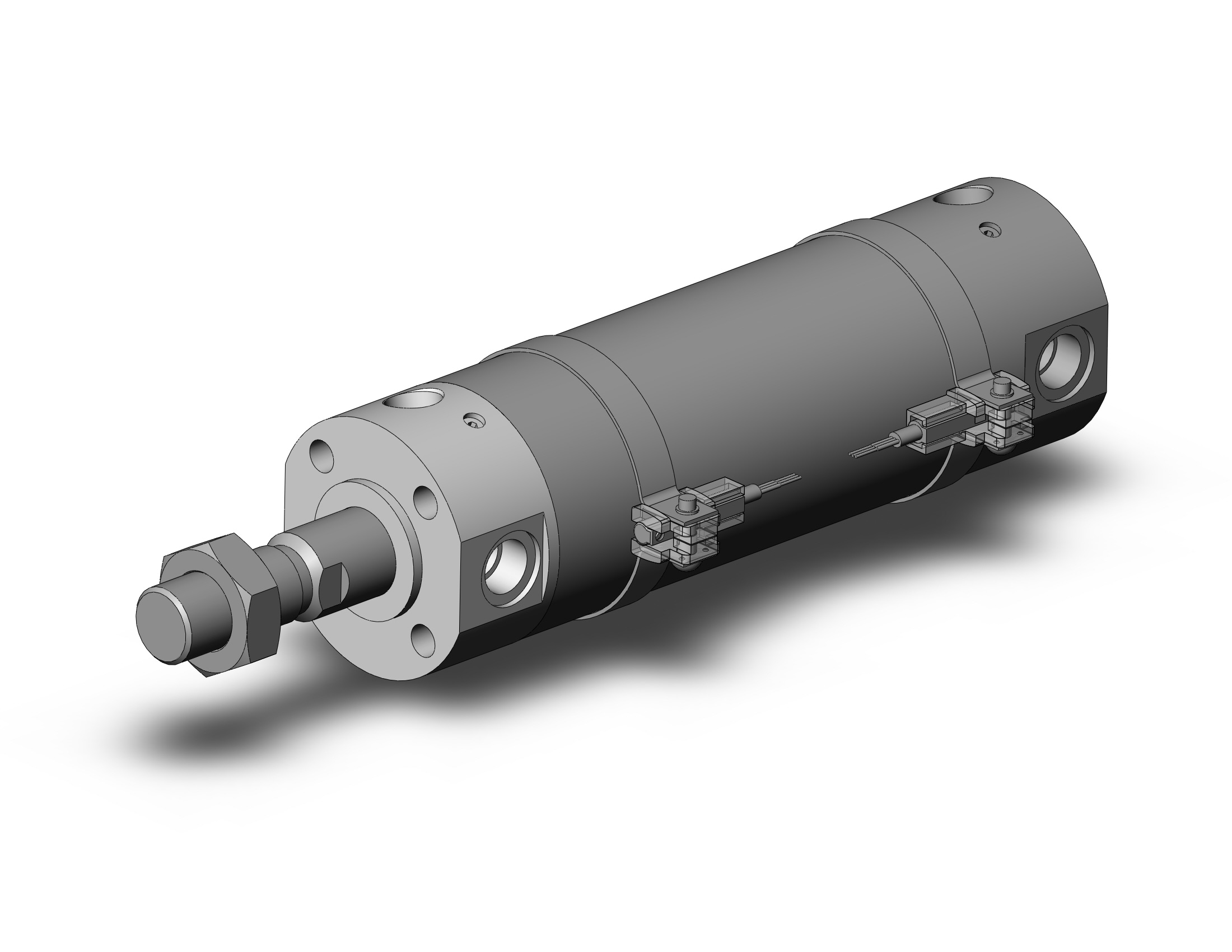 SMC CDG1BA40-75Z-M9PSAPC cg1, air cylinder, ROUND BODY CYLINDER