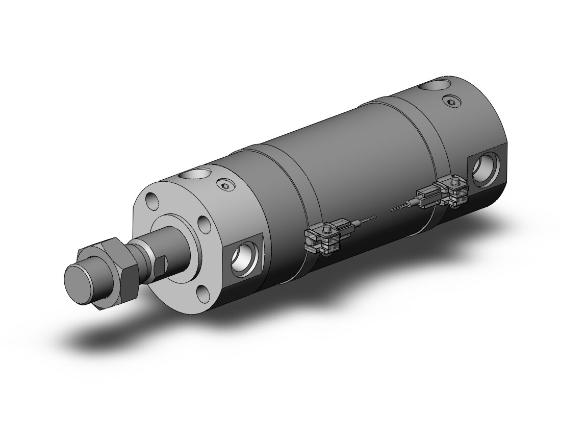 SMC CDG1BA50-75Z-M9BAL-XC6 cg1, air cylinder, ROUND BODY CYLINDER