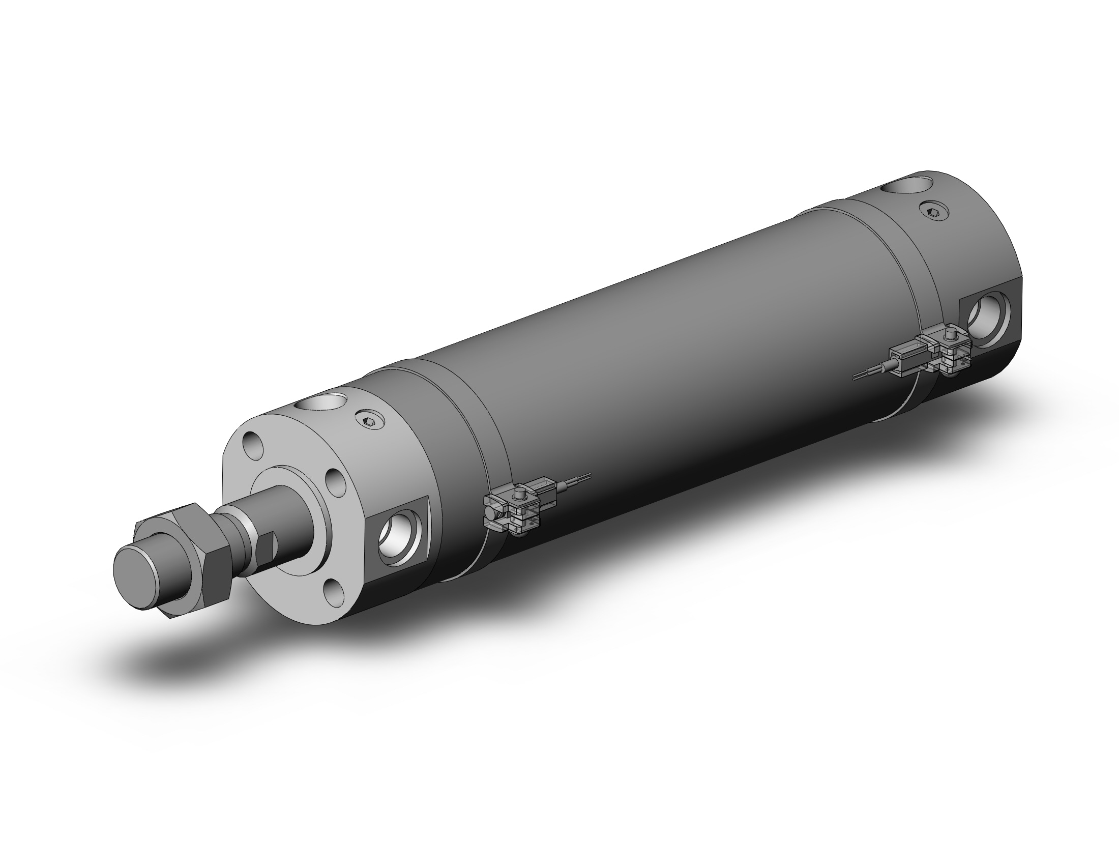 SMC CDG1BA50TN-150Z-A93L cg1, air cylinder, ROUND BODY CYLINDER