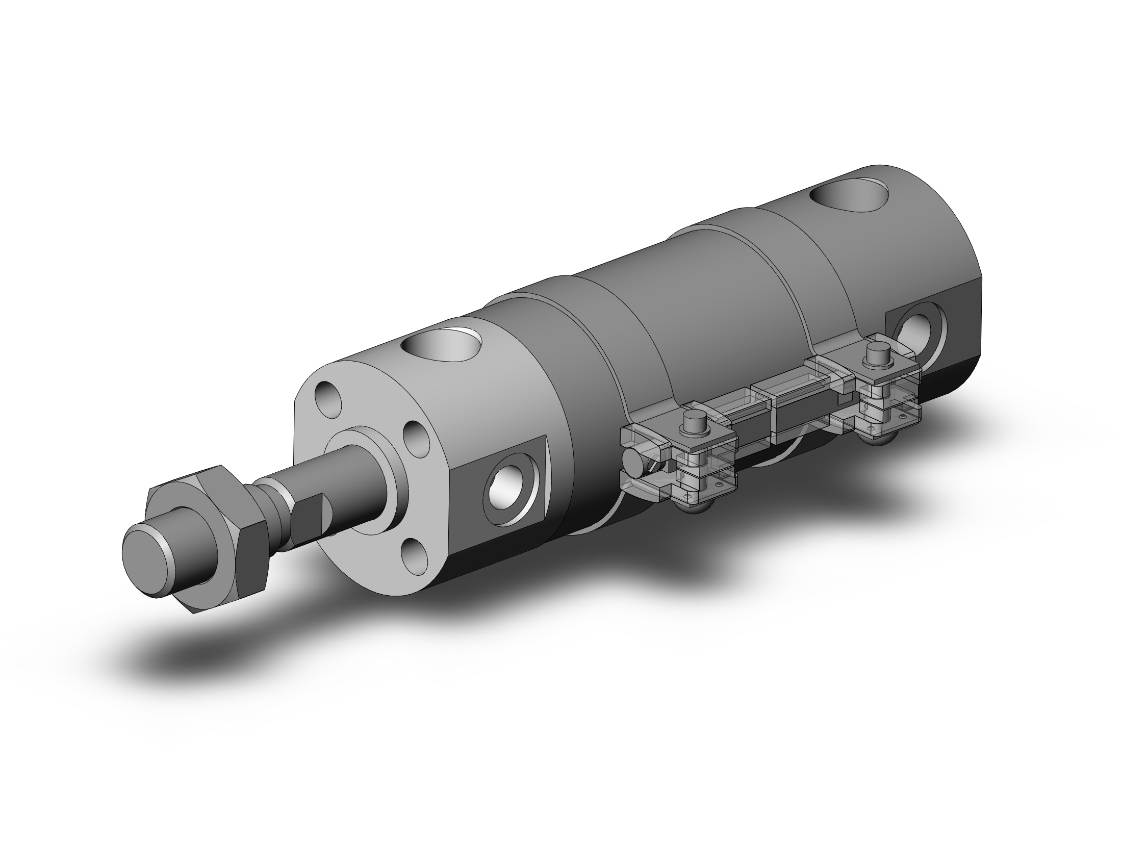 SMC CDG1BN25-25Z-A93 cg1, air cylinder, ROUND BODY CYLINDER