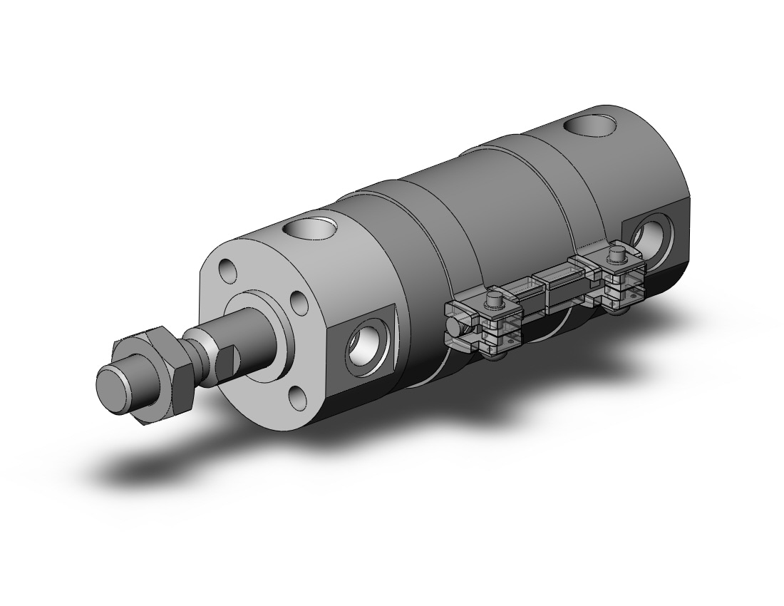 SMC CDG1BN32-25Z-A93 cg1, air cylinder, ROUND BODY CYLINDER