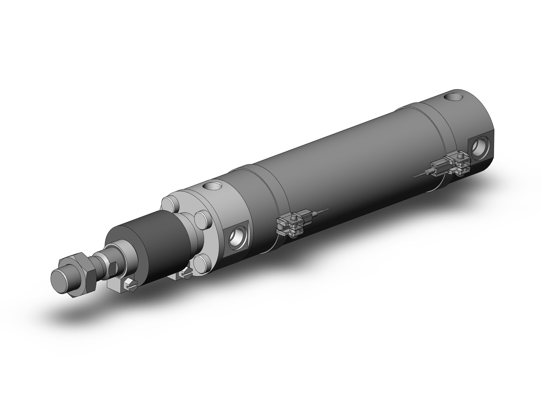 SMC CDG1BN40-125JZ-M9BL cg1, air cylinder, ROUND BODY CYLINDER