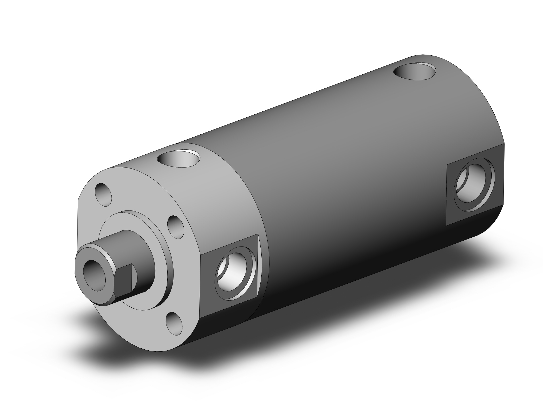 SMC CDG1BN40-25FZ cg1, air cylinder, ROUND BODY CYLINDER