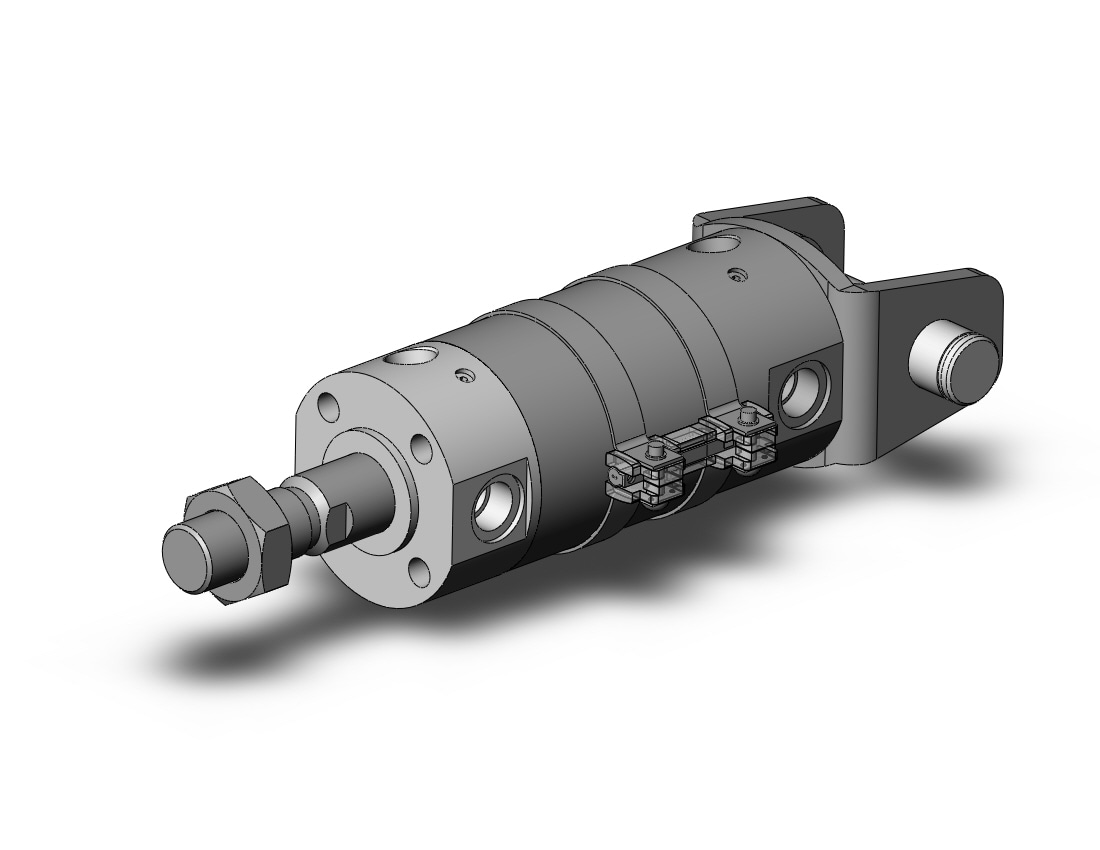 SMC CDG1DA40-25Z-M9BZ cg1, air cylinder, ROUND BODY CYLINDER