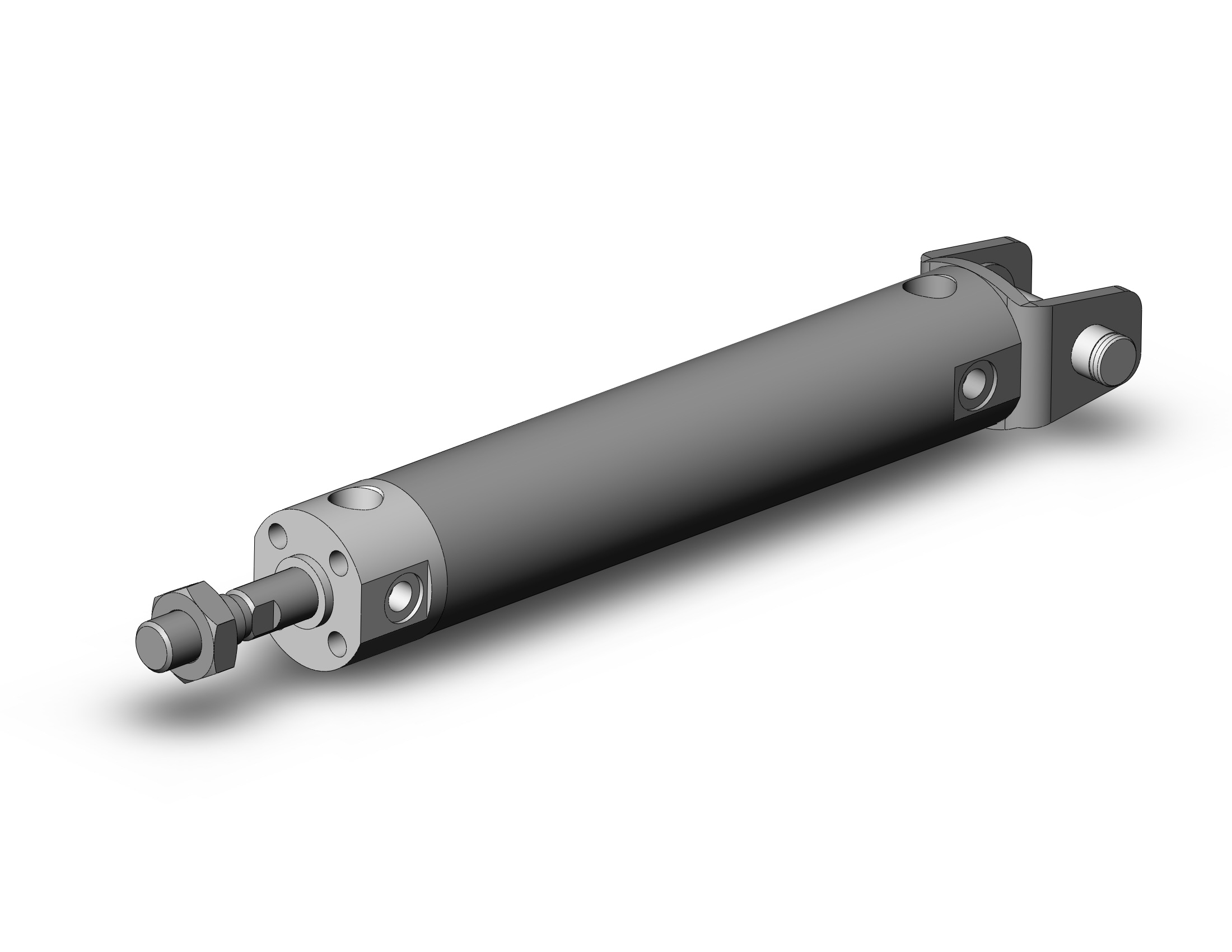 SMC CDG1DN25-100Z cg1, air cylinder, ROUND BODY CYLINDER