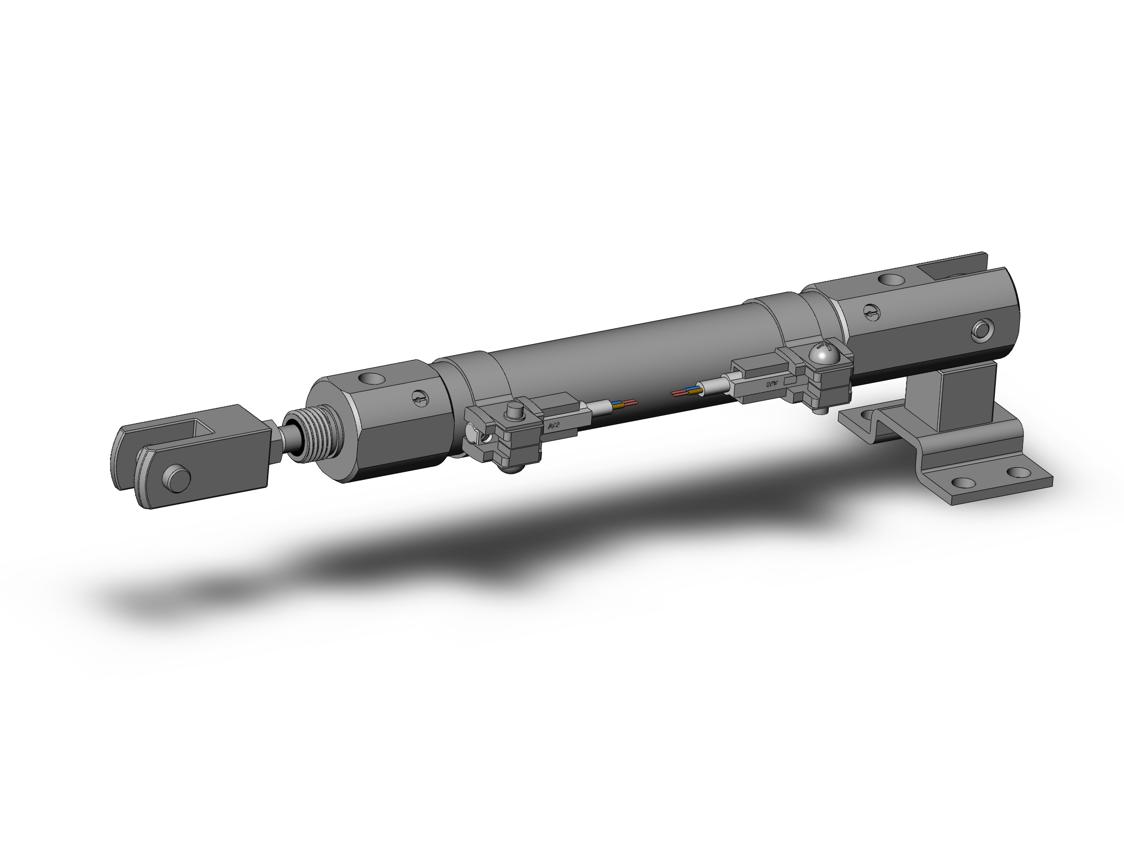 SMC CDJ2D16-60AZ-NW-A93L-B cylinder, air, ROUND BODY CYLINDER