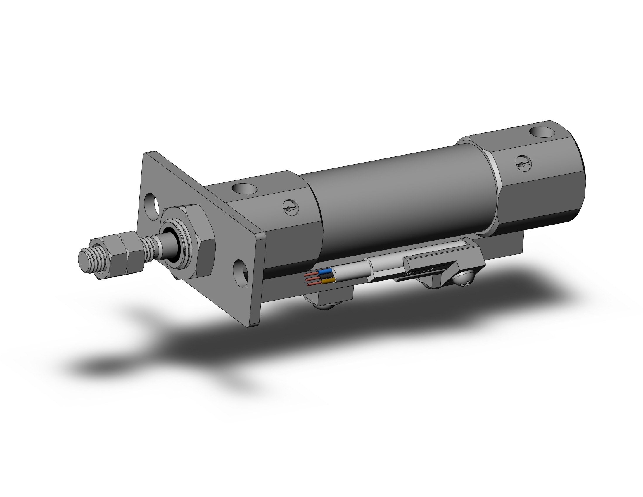 SMC CDJ2F16-15AZ-M9N-A cylinder, air, ROUND BODY CYLINDER