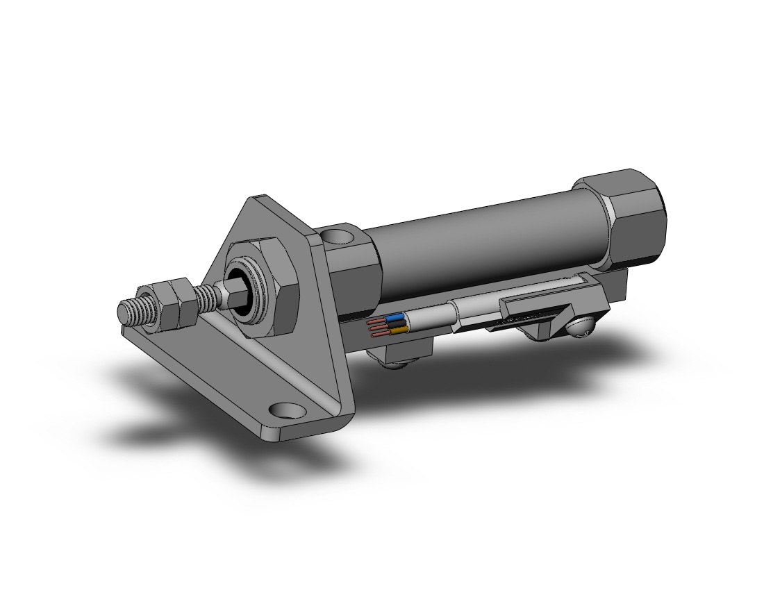 SMC CDJ2KL10-15RZ-M9PWSDPC-A cylinder, air, ROUND BODY CYLINDER