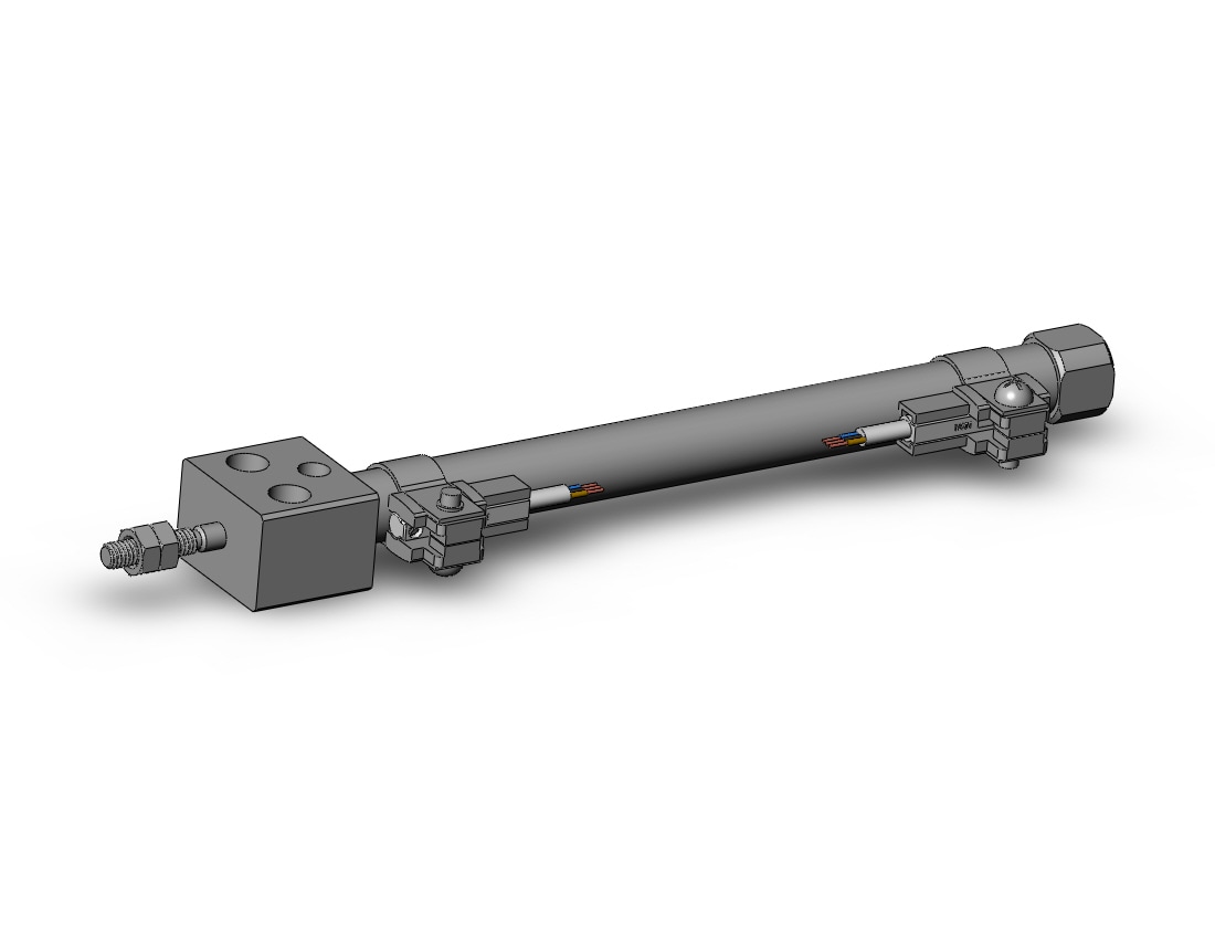 SMC CDJ2RA10-100RZ-M9NL-B cylinder, air, ROUND BODY CYLINDER