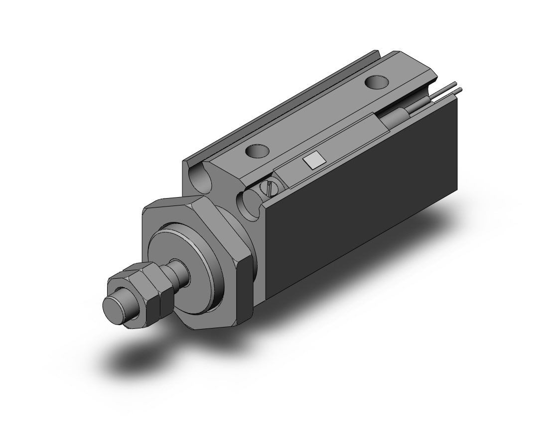 SMC CDJP2B10-10D-A90S cyl, pin, dbl act, CJP/CJP2 ROUND BODY CYLINDER***