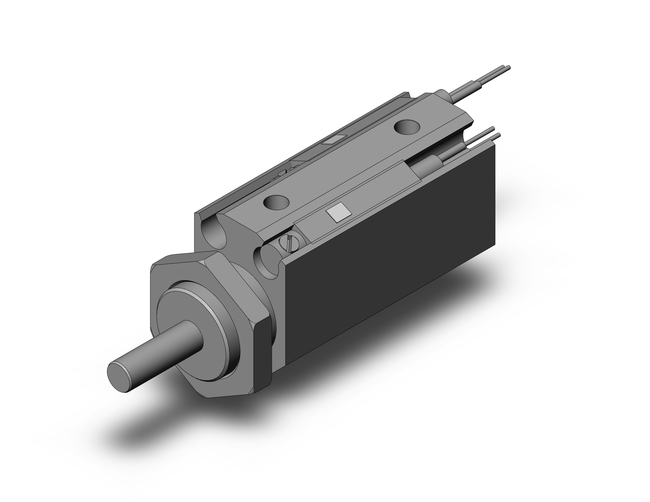 SMC CDJP2B10-10D-B-A90 cyl, pin, dbl act, CJP/CJP2 ROUND BODY CYLINDER