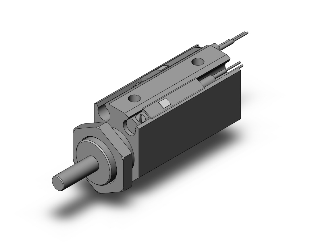 SMC CDJP2B10-10D-B-A93L cyl, pin, dbl act, CJP/CJP2 ROUND BODY CYLINDER