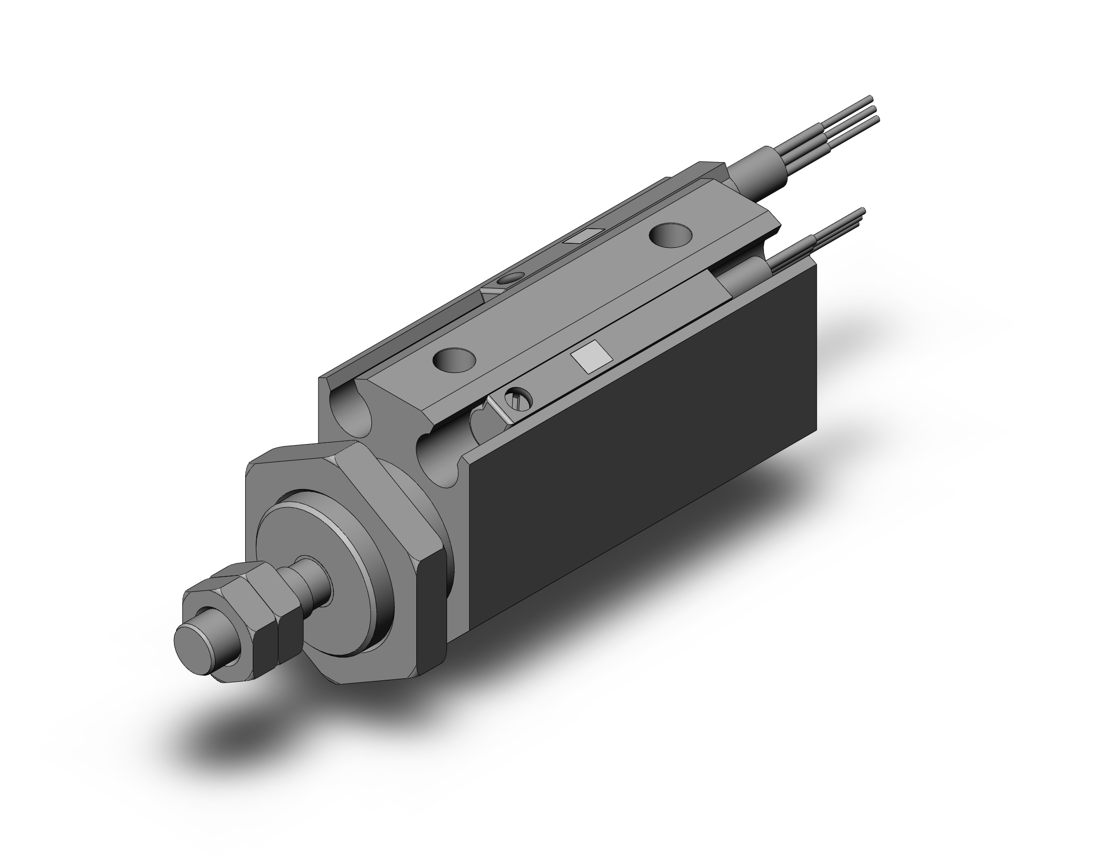 SMC CDJP2B10-10D-M9N cyl, pin, dbl act, CJP/CJP2 ROUND BODY CYLINDER